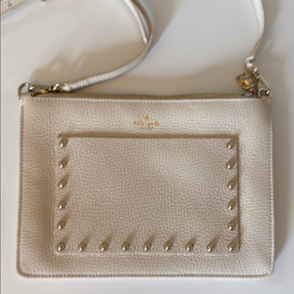 Kate Spade Cream Leather Crossbody